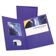 Oxford Two Pocket File Folder, Purple, PK25 57514